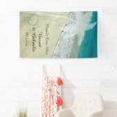 Tropical Beach Hochzeit Banner (Insitu)