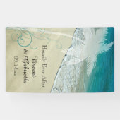 Tropical Beach Hochzeit Banner (Horizontal)