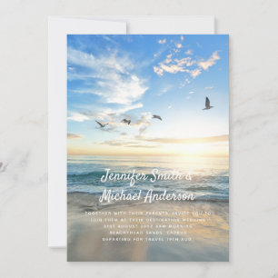 Tropical Beach Hochzeit im Ausland Foto Moderner O