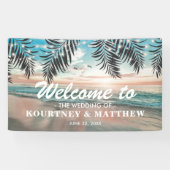 Tropical Beach Hochzeit in Urlaubsort Banner (Horizontal)