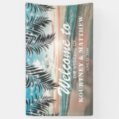 Tropical Beach Hochzeit in Urlaubsort Banner (Vertikal)