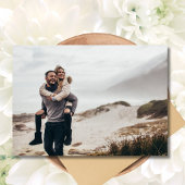 Tropical Beach Hochzeit in Urlaubsort Save the Dat Date