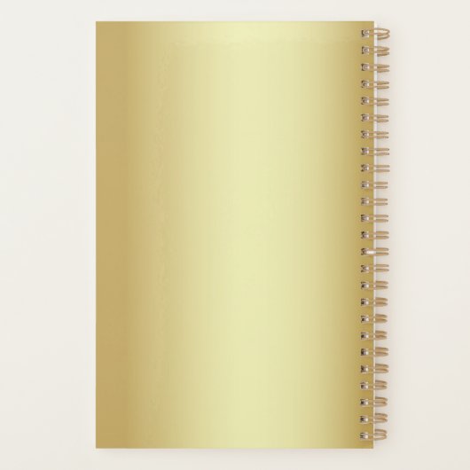 Tropical Beach Hochzeit Planer (Rückseite)