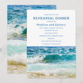 Tropical Beach Hochzeit Probe Dinner (Vorne/Hinten)