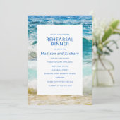 Tropical Beach Hochzeit Probe Dinner (Stehend Vorderseite)