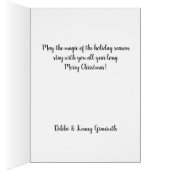 Tropical Beach Holiday Weihnachtskarte (Innen (Rechts))