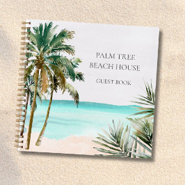 Tropical Beach House Ferienvermietung Gästebuch Notizblock