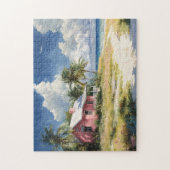 Tropical Beach Hütte Puzzle (Vertikal)