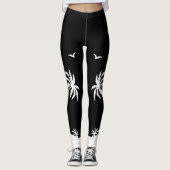 Tropical Beach Island Palm Tree Leggings (Vorderseite)