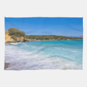 Tropical Beach Island Paradise Foto Geschirrtuch (Horizontal)