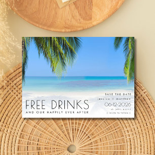 Tropical Beach Jungfrau Islands Foto Wedding Save The Date