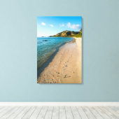 Tropical Beach Landschaft, Fidschi Leinwanddruck (Insitu (Holzboden))