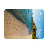 Tropical Beach Landschaft, Fidschi Magnet (Horizontal)