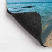 Tropical Beach Landschaft, Fidschi Mousepad (Ecke)
