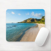 Tropical Beach Landschaft, Fidschi Mousepad (Mit Mouse)