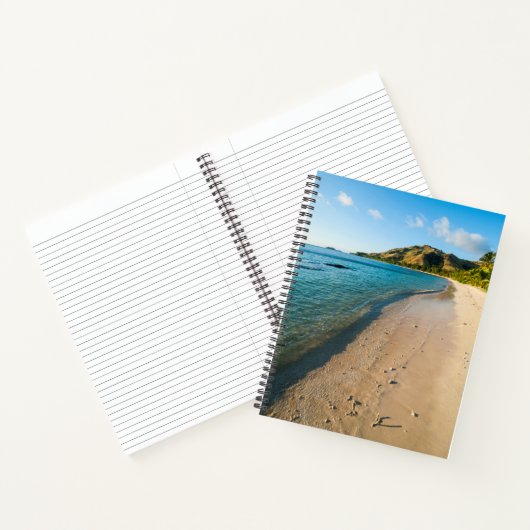 Tropical Beach Landschaft, Fidschi Notizblock (Innenseite)