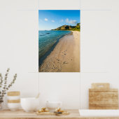 Tropical Beach Landschaft, Fidschi Poster (Küche)