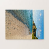 Tropical Beach Landschaft, Fidschi Puzzle (Horizontal)
