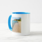 Tropical Beach Landschaft, Fidschi Tasse (Vorderseite Links)