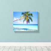 Tropical Beach Leinwand (Insitu (Holzboden))