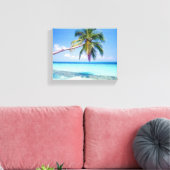 Tropical Beach Leinwand (Insitu (Wohnzimmer))