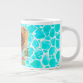 Tropical Beach, Lets Go to The Beach Jumbo-Tasse (Rechts)