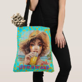 Tropical Beach, Lets Go to The Beach,Orange Turquo Tasche (Von Nahem)