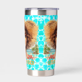 Tropical Beach, Lets Go to The Beach, Thermobecher