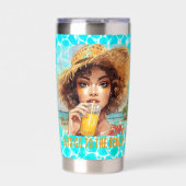 Tropical Beach, Lets Go to The Beach, Thermobecher (Vorderseite)