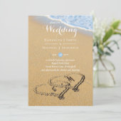 Tropical Beach Liebe hört auf Sand-BUDGET Hochzeit (Stehend Vorderseite)