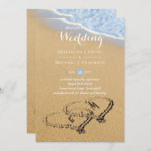 Tropical Beach Liebe hört auf Sand-BUDGET Hochzeit (Vorne/Hinten)