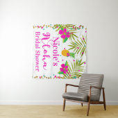 Tropical Beach Luau Aloha Party Hintergrund Wandteppich (Beispiel (Horizontal))