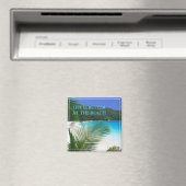 Tropical Beach Magnet (In Situ (Geschirrspüler))