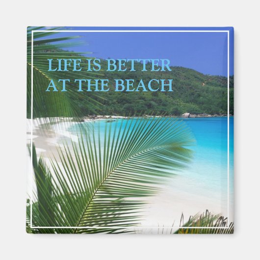 Tropical Beach Magnet (Vorne)