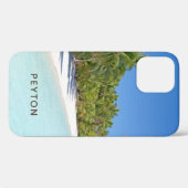Tropical Beach mit Palms Case-Mate iPhone Fall Hülle (Rückseite (Horizontal))