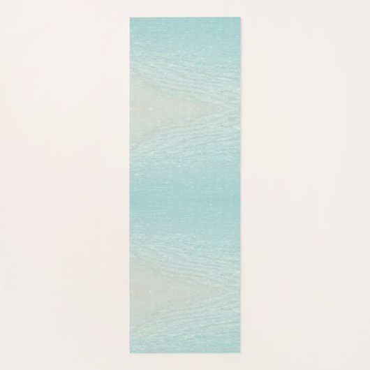 Tropical Beach Monogramed Elegant Palm Tree Yogamatte (Rückseite)