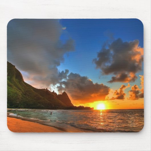 Tropical Beach Mouse Pad Mousepad (Vorne)