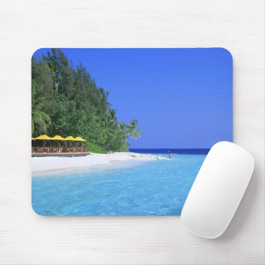 Tropical Beach Mouse Pad Mousepad (Mit Mouse)