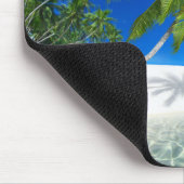 Tropical Beach Mouse Pad Mousepad (Ecke)