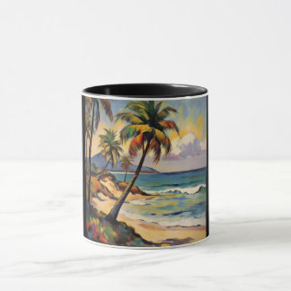 Tropical Beach Mug Tasse