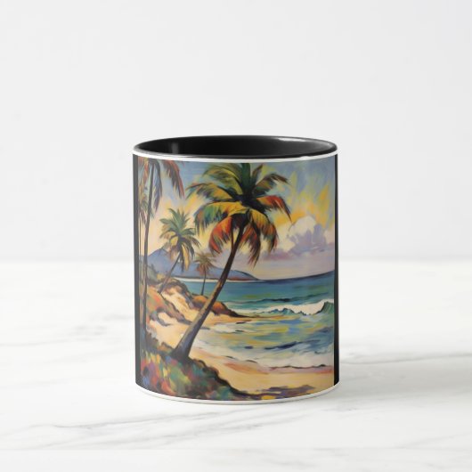 Tropical Beach Mug Tasse (Zentrum)