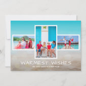 Tropical Beach Multi Foto Weihnachten (Vorderseite)