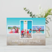 Tropical Beach Multi Foto Weihnachten (Stehend Vorderseite)