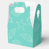 Tropical Beach Muschel Gefallen Geschenkboxen Geschenkschachtel (Geöffnet)