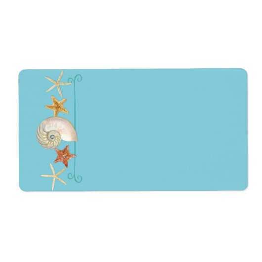 Tropical Beach Muscheln Starfish Nautilus Summer (Vorne)