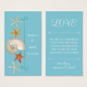 Tropical Beach Muscheln Starfish Nautilus Summer (Vorne & Hinten)