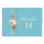 Tropical Beach Muscheln Starfish Nautilus Summer (Vorderseite (Horizontal))