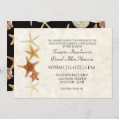 Tropical Beach Muscheln Starfish Nautilus Summer Einladung (Vorne/Hinten)