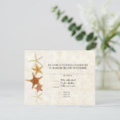 Tropical Beach Muscheln Starfish Nautilus Summer RSVP Karte (Stehend Vorderseite)