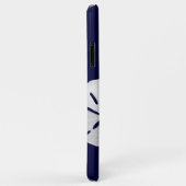 Tropical Beach Navy Blue White Sand Dollar Case-Mate iPhone Hülle (Hinten/Rechts)